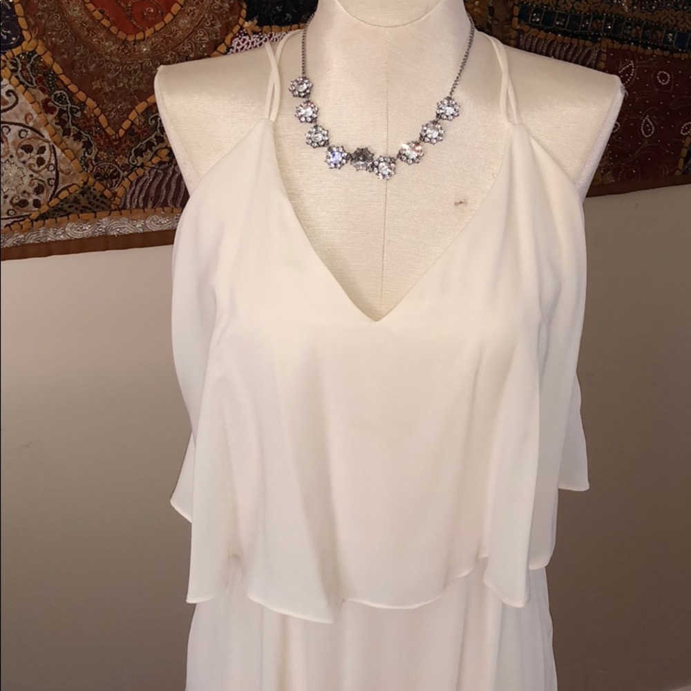 Beautiful Zara Basic Off White Evening Dress. - image 3